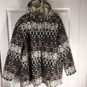 Fleece Jacket with hood 2X